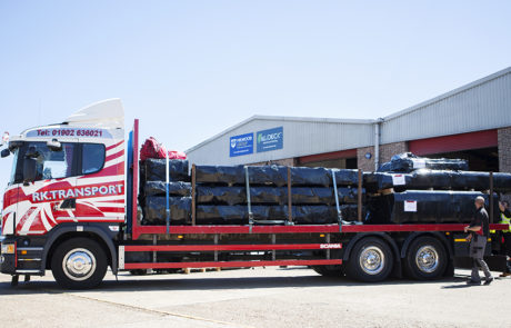 AliDeck Aluminium Metal Decking Flatbed Delivery Option