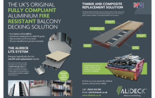 AliDeck Aluminium Balcony Decking Housing Managment Maintenance