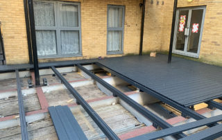 AliDeck Aluminium Decking Pillfold House Timber Deck Replacement