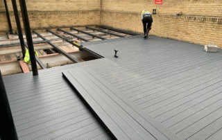 AliDeck Aluminium Decking Pillfold House Timber Deck Replacement