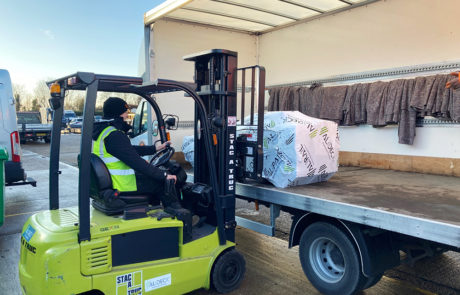 AliDeck Aluminium Decking 2021 January Delivery Rochester HQ Branded Wrap