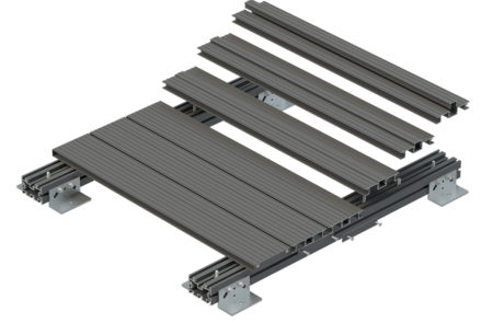 AliDeck Aluminium Decking 3D CGI Service Architects