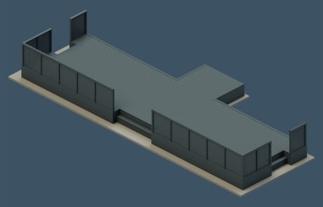 AliDeck Aluminium Decking 3D CGI Service Architects