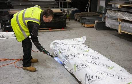 AliDeck Aluminium Decking Branded Wrap