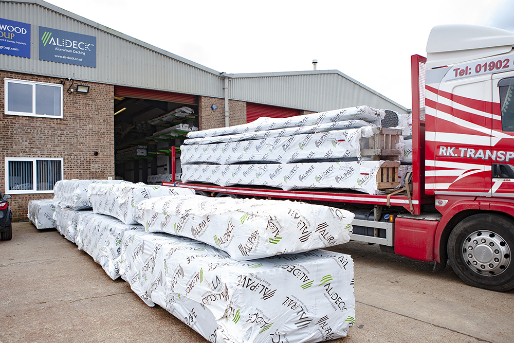 AliDeck Aluminium Decking Stock Delivery Rochester March 2021 AliDeck Aluminium Decking Stock Delivery Rochester March 2021
