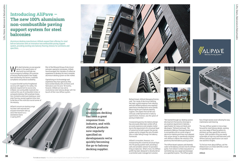 AliDeck Specification Magazine December 2020