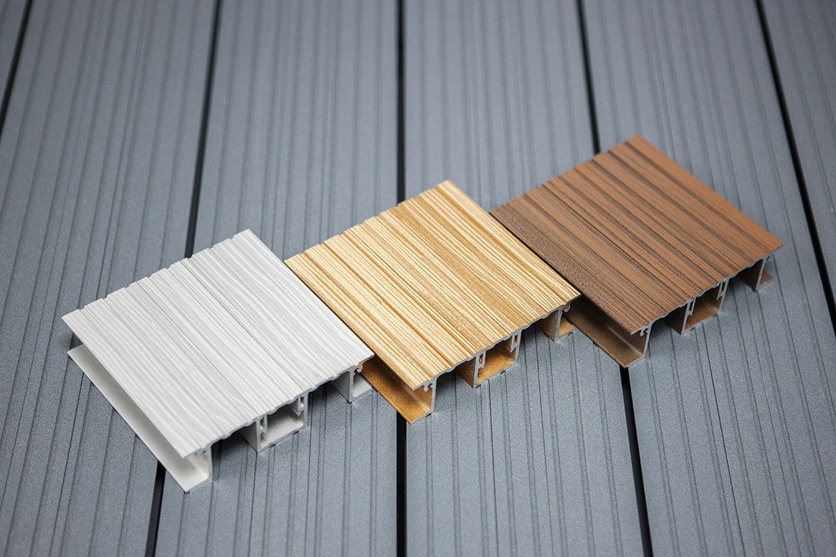 AliDeck Aluminium Decking Woodgrain Finish