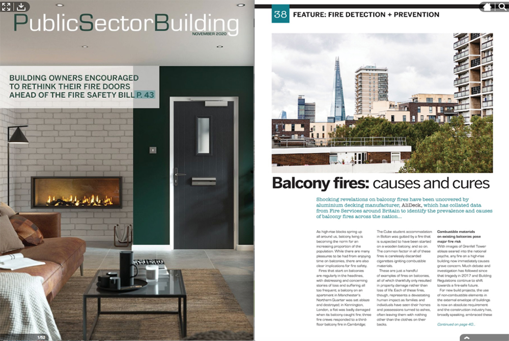 Public Sector Building Magazine Feature November 2020