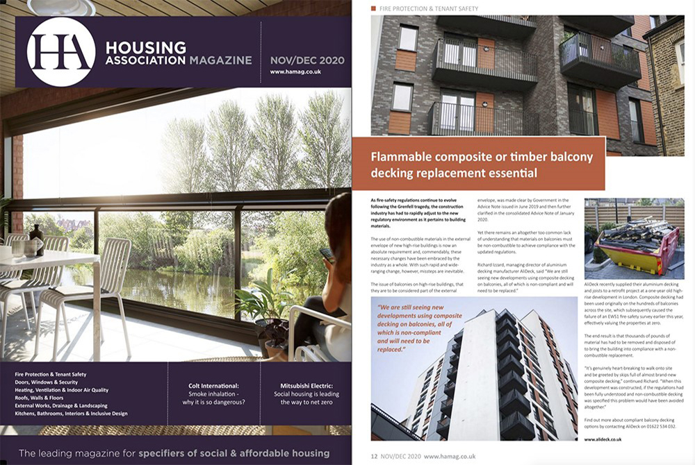 AliDeck Housing Association Magazine Dec 2020