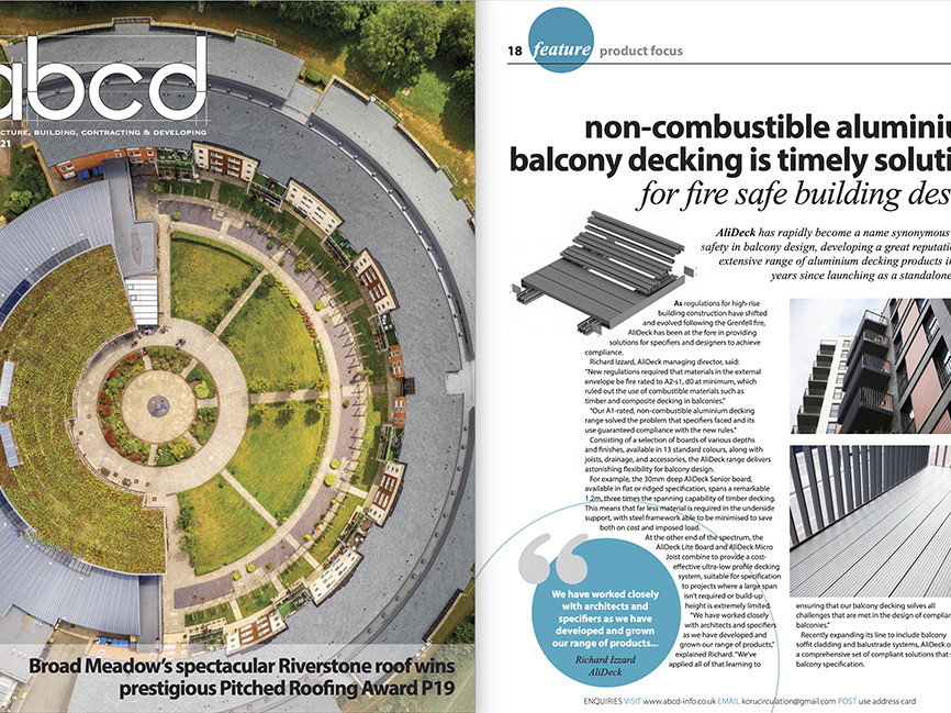 AliDeck ABCD Magazine Product Focus Decking April 2021