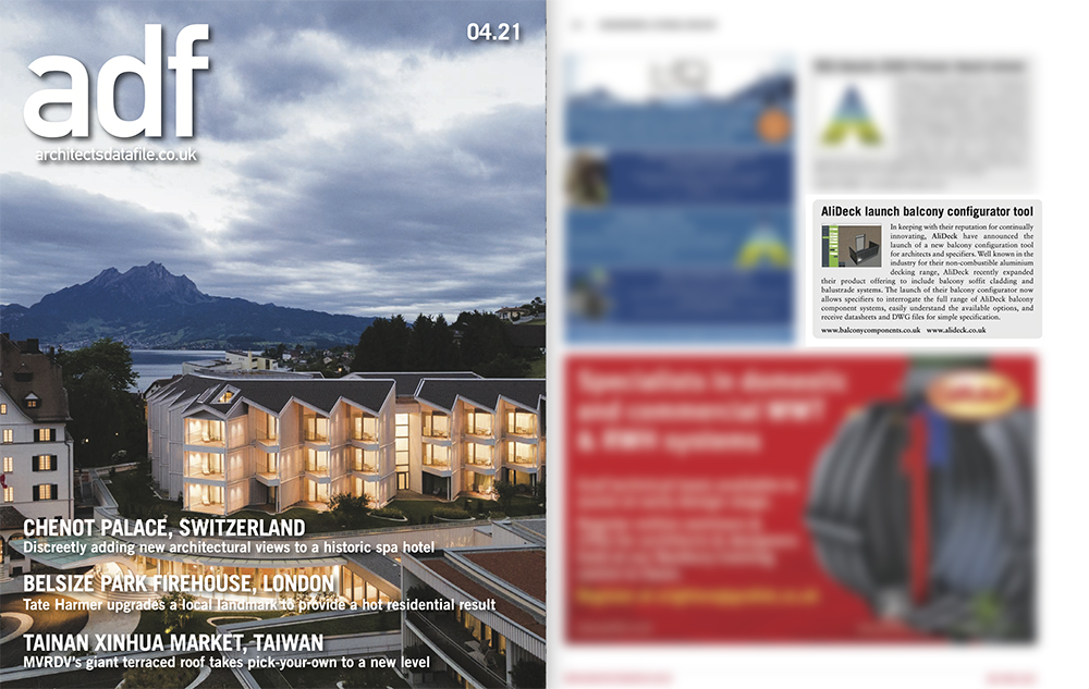 AliDeck ADF April 2021 Architects Datafile Balcony Configurator