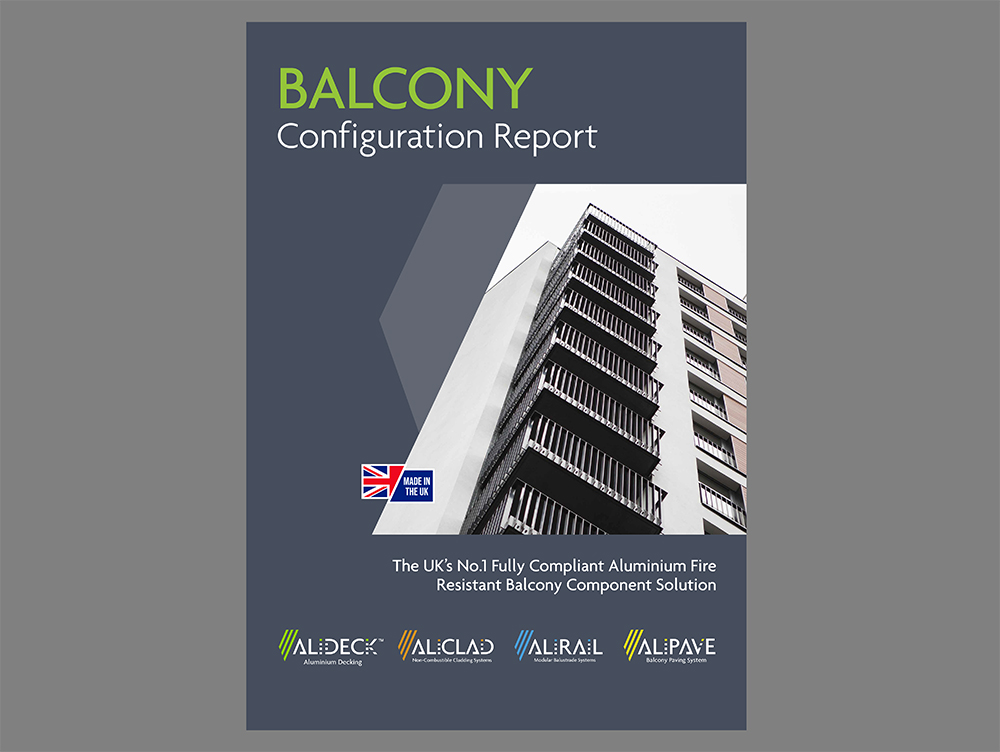 AliDeck launch balcony configuration tool for architects and specifiers