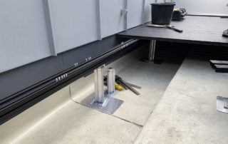 AliDeck Aluminium Decking Pedestal Range Copes With Multiple Build Up Heights or Falls