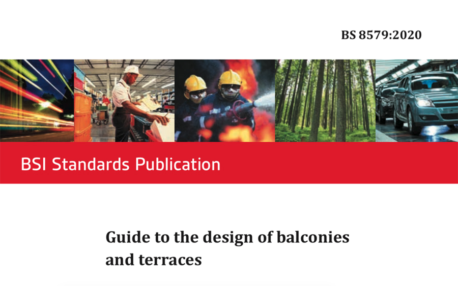 BS8579 Guide to the design of balconies and terraces