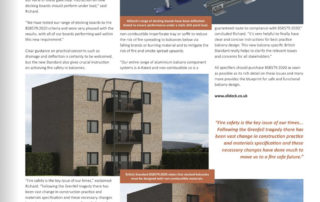 AliDeck Housing Association Magazine June 2021 BS8579 Feature