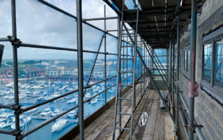AliDeck Site Visit to EWS1 Remediation Project in Eastbourne for aluminium decking works
