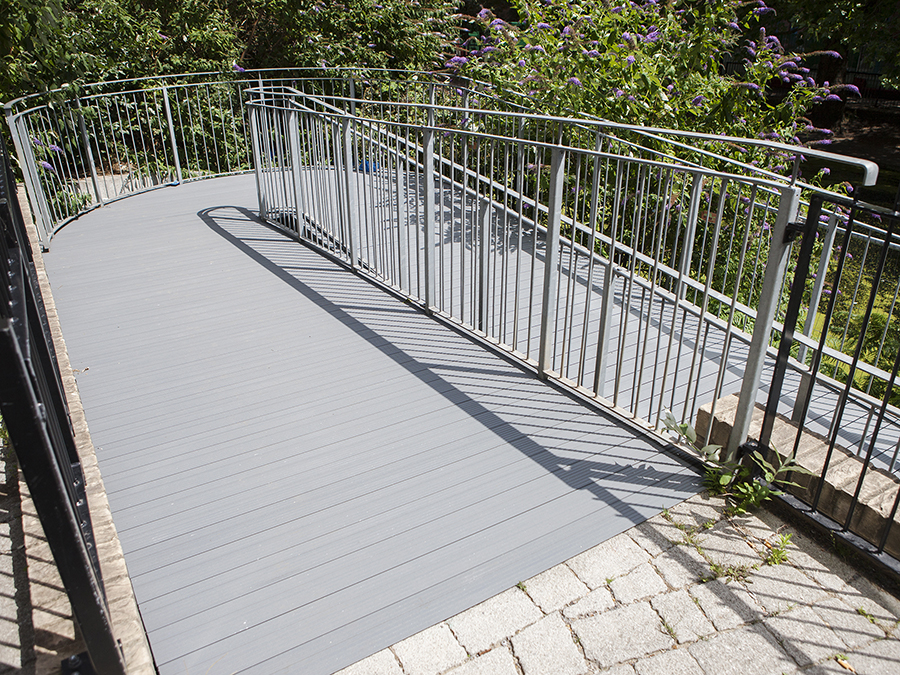 AliDeck Aluminium Decking Walkway Case Study London