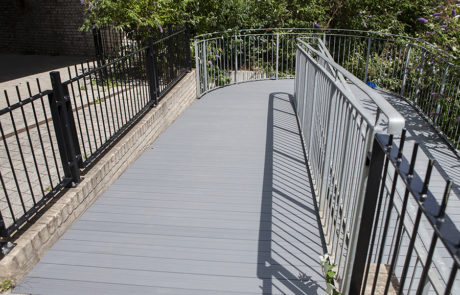 AliDeck Aluminium Decking Walkway Case Study London