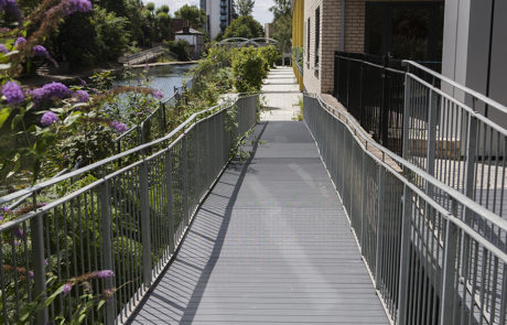 AliDeck Aluminium Decking Walkway Case Study London