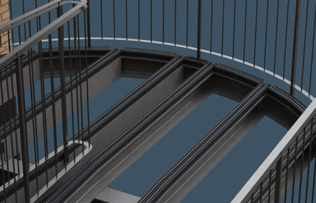 AliDeck Aluminium Decking Walkway Case Study London Render