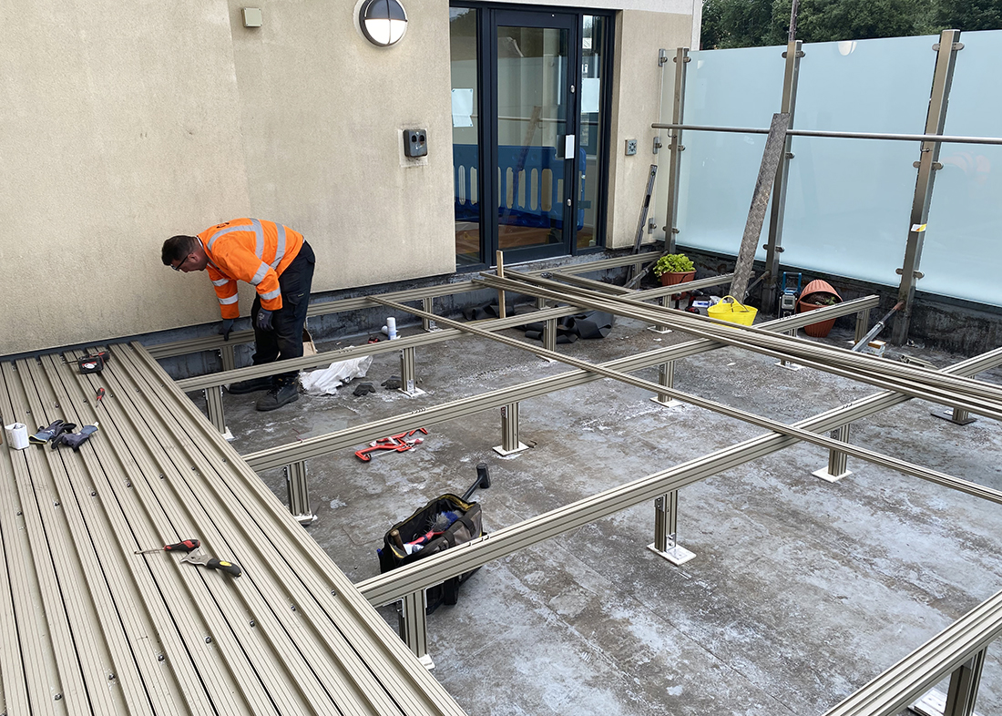 AliDeck Aluminium Terrace Decking Installation Leeds JB Project Services Ltd