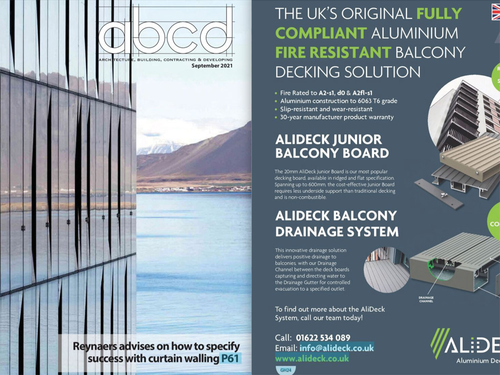 AliDeck Aluminium Decking Featured in ABCD Magazine September 2021