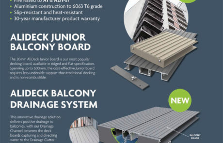 AliDeck Aluminium Decking Featured in ADF Magazine May 2021