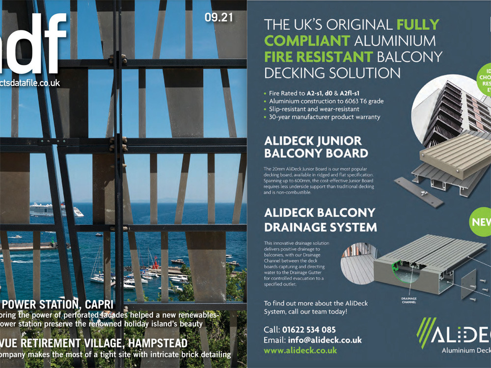 AliDeck Aluminium Decking Featured in ADF Magazine September 2021
