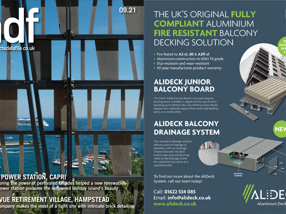 AliDeck Aluminium Decking Featured in ADF Magazine September 2021