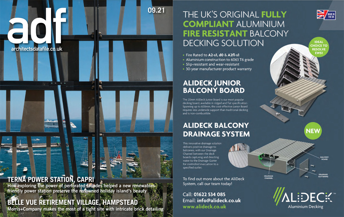 AliDeck Aluminium Decking Featured in ADF Magazine September 2021
