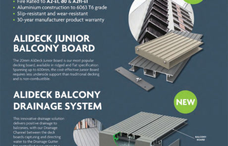 AliDeck Aluminium Decking Featured in ADF Magazine September 2021