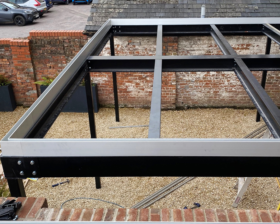 AliDeck Aluminium Decking Elevated Steel Framed Balconies Taunton