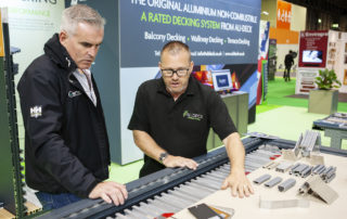 AliDeck Aluminium Metal Decking at UK Construction Week Birmingham 2021