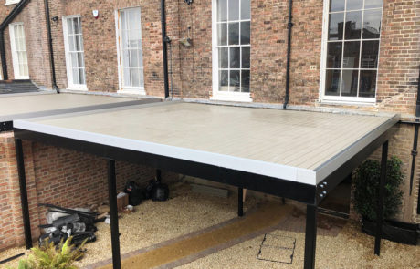 AliDeck Aluminium Decking Elevated Steel Framed Balconies Taunton