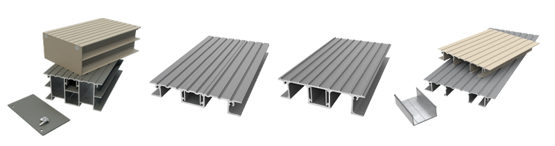 AliDeck Aluminium Metal Decking Board Range