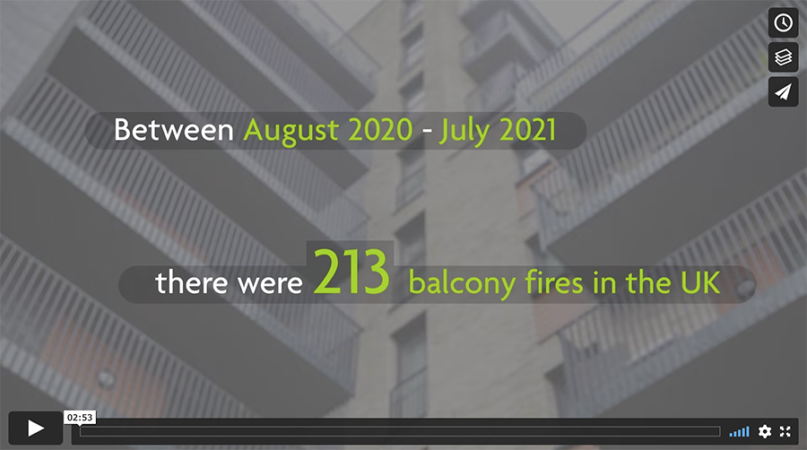 AliDeck Balcony Fires Report Video
