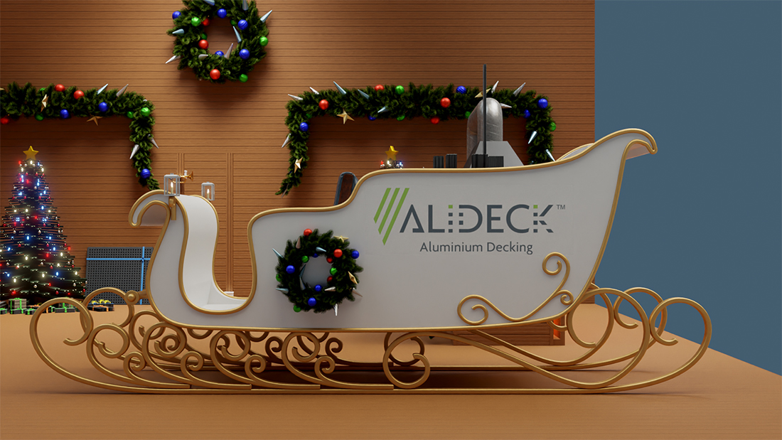 AliDeck Aluminium Metal Decking Santas Workshop