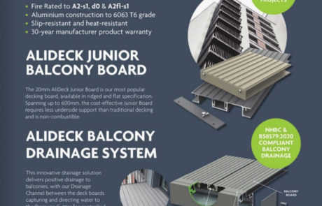 AliDeck Approved Installer Balcony Fire Safety Remediation Project featured in Housing Association Magazine