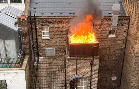 Balcony Fire Guy Ritchie Pub London Combustible Balconies