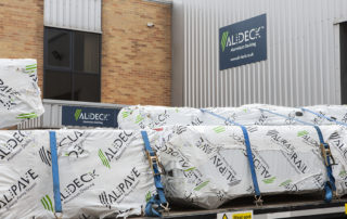 Great progress made as new AliDeck Balcony Components Factory begins production, aluminium decking, cladding and balustrades heading out to customers daily