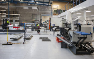 Great progress made as new AliDeck Balcony Components Factory begins production, aluminium decking, cladding and balustrades heading out to customers daily