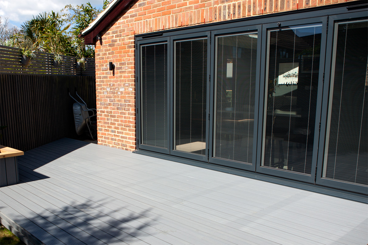 Non-combustible garden terrace decking installation is a cost-effective solution for developers and housebuilders