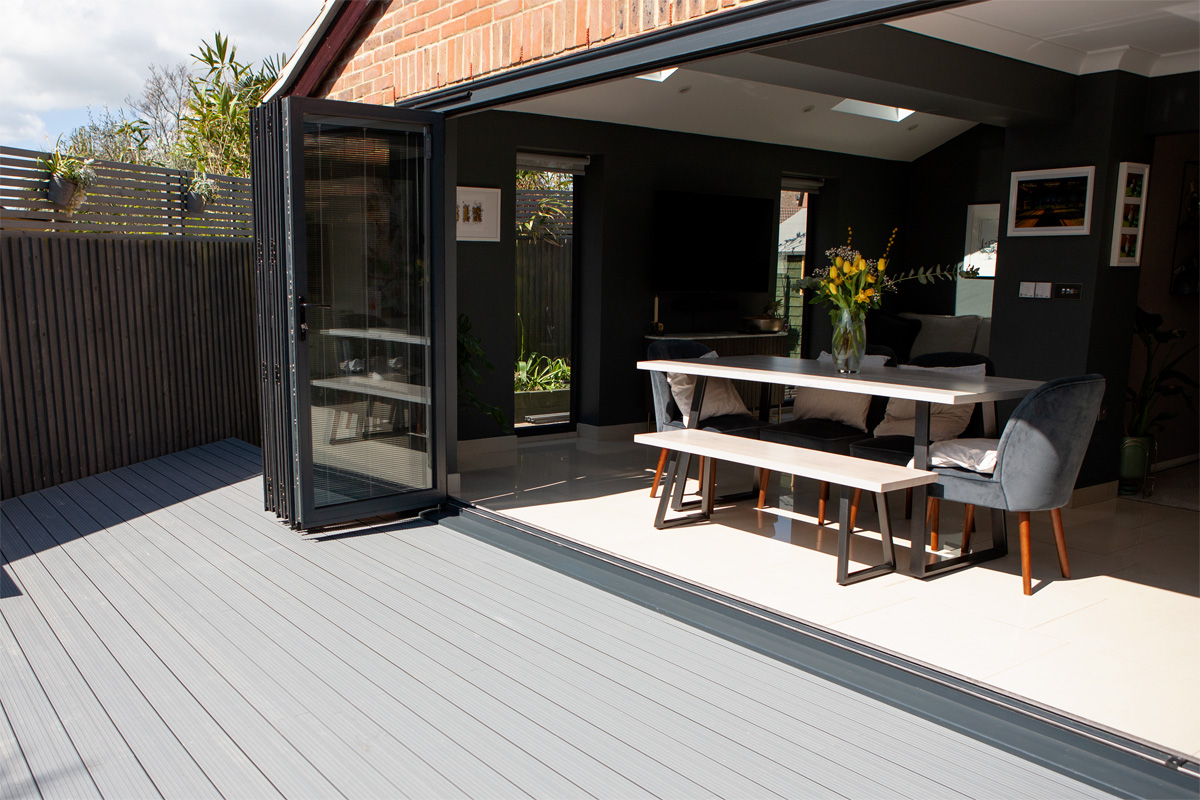 Non-combustible garden terrace decking installation is a cost-effective solution for developers and housebuilders