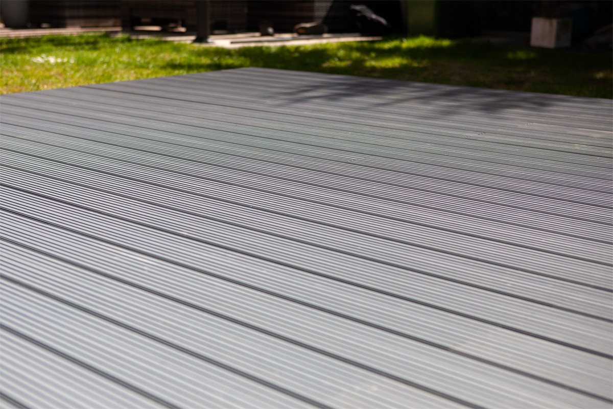 Non-combustible garden terrace decking installation is a cost-effective solution for developers and housebuilders