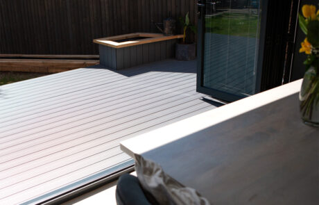 Non-combustible garden terrace decking installation is a cost-effective solution for developers and housebuilders