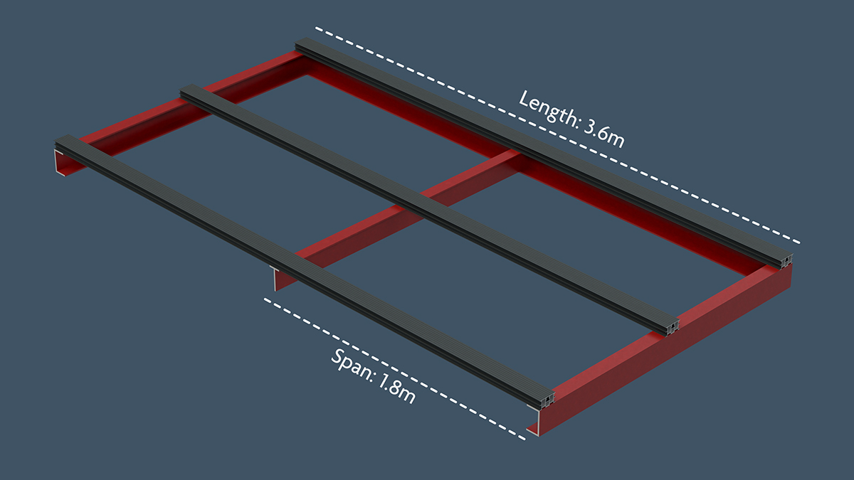 Metal Balcony Decking Example