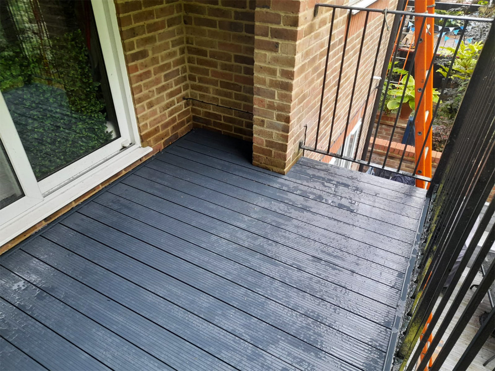 Aluminium Metal Balcony Decking Replacement in High Wycombe Installed by Approved Installer Unique Outdoor Living Group