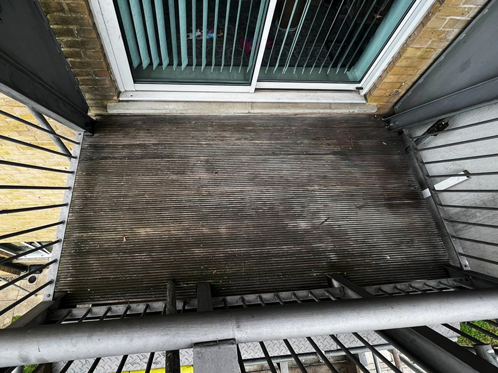 AliDeck Balcony Decking Replacement London Aluminium Non Combustible