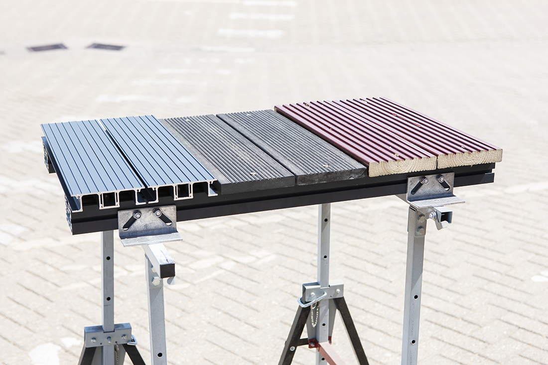 Does aluminium decking get hot? AliDeck perform heat test and make like-for-like comparison to timber and composite decking