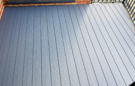AliDeck Aluminium Metal Decking On Site Installation Cutting Boards On An Angle